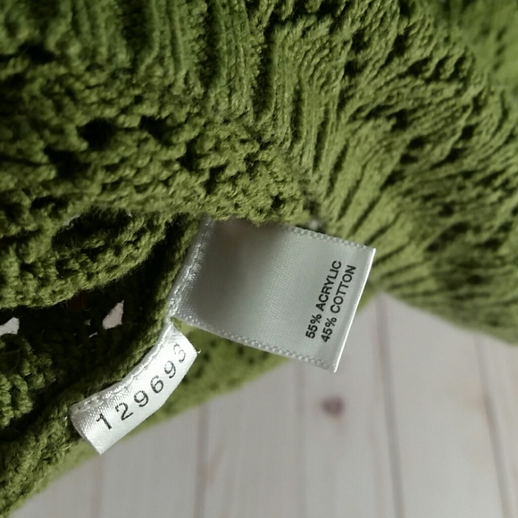 Ann Taylor Loft Long Sleeves Green Knit - Picture 7 of 9